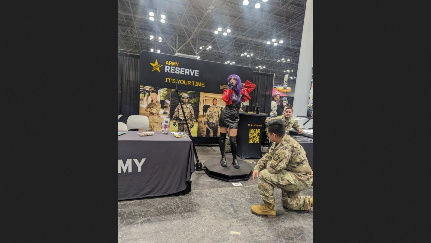 Survivor Tech Yes the Army and Marines are at Anime NYC